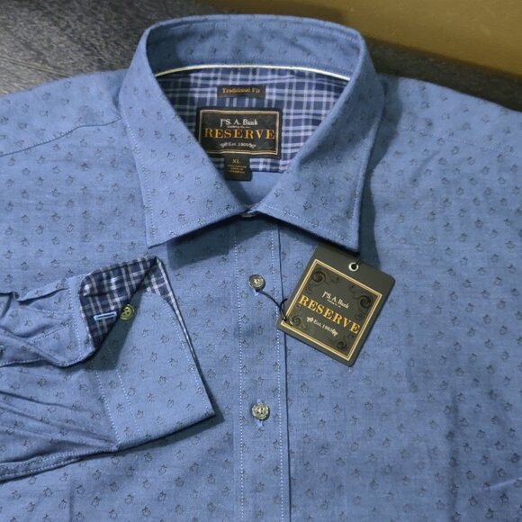 Jos. A. Bank Reserve Traditional Fit NEW WITH TAGS Long Sleeve SIZE XL - Picture 1 of 5